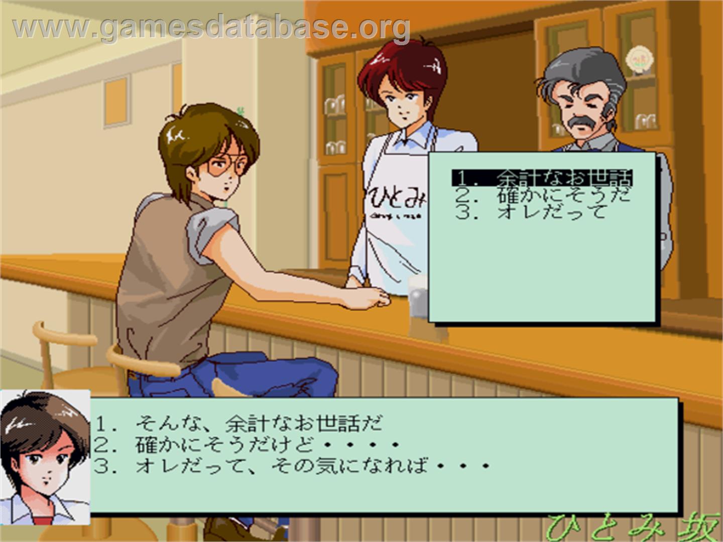Hitomi Zaka - Sharp X68000 - Artwork - In Game