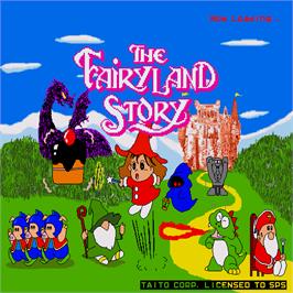 Title screen of Fairyland Story, The on the Sharp X68000.