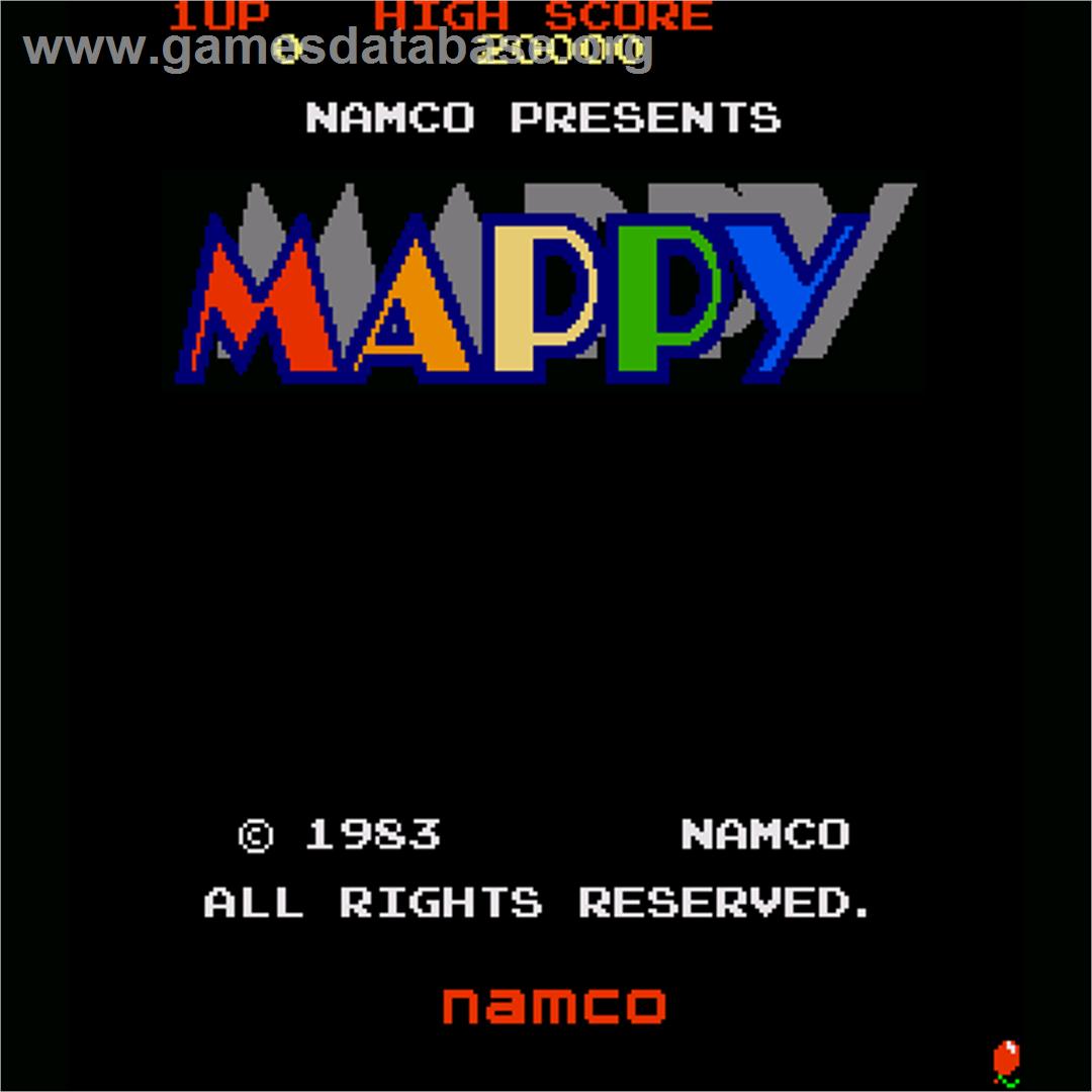 Mappy (yopino) - Sharp X68000 - Artwork - Title Screen