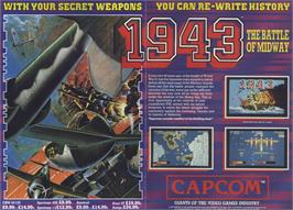 Advert for 1943 - The Battle Of Midway on the Sinclair ZX Spectrum.