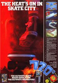 Advert for 720 Degrees on the Sinclair ZX Spectrum.