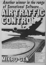 Advert for Air Traffic Control on the Sinclair ZX Spectrum.