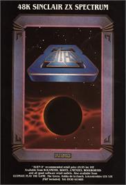 Advert for Alien 8 on the MSX.