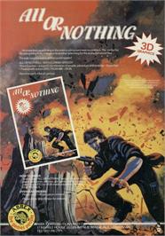 Advert for All Or Nothing on the Commodore 64.