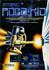 Advert for Atomic Robo-kid on the Sinclair ZX Spectrum.