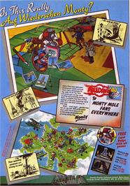 Advert for Auf Wiedersehen Monty on the MSX 2.
