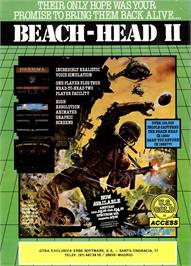 Advert for Beach-head 2 - The Dictator Strikes Back! on the Sinclair ZX Spectrum.