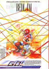 Advert for Bedlam (Go!) on the Sinclair ZX Spectrum.