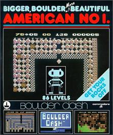 Advert for Boulder Dash on the Atari 2600.