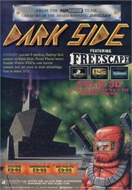 Advert for Dark Side on the ScummVM.