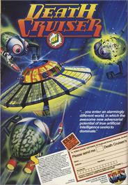 Advert for Death Cruiser on the Sinclair ZX Spectrum.