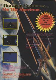 Advert for Death Star Interceptor on the Sinclair ZX Spectrum.