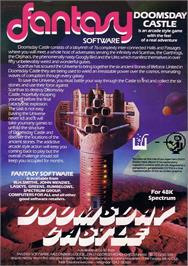 Advert for Doomsday Castle on the Sinclair ZX Spectrum.