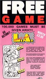 Advert for Drugs Bust, La on the Sinclair ZX Spectrum.