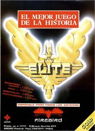 Advert for Elite on the Sinclair ZX Spectrum.