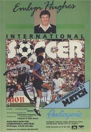 Advert for Emlyn Hughes International Soccer on the Sinclair ZX Spectrum.