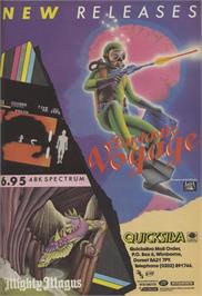 Advert for Fantastic Voyage on the Commodore Amiga.