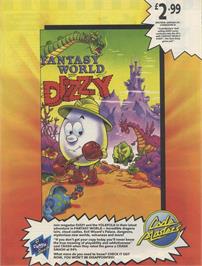 Advert for Fantasy World Dizzy (2023 Classic Edition) on the Sinclair ZX Spectrum.
