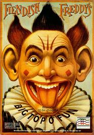 Advert for Fiendish Freddy's Big Top O' Fun on the Commodore Amiga.