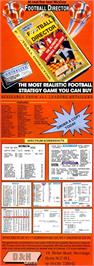 Advert for Football Director on the Acorn BBC Micro.
