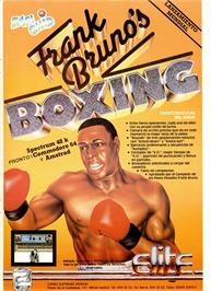 Advert for Frank Bruno's Boxing on the Commodore Plus 4.