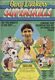 Advert for Gary Linekers Superskills on the Commodore 64.