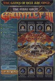 Advert for Gauntlet 3 - The Final Quest on the Sinclair ZX Spectrum.