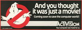 Advert for Ghostbusters II on the Atari 2600.