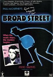 Advert for Give My Regards To Broad Street on the Commodore 64.
