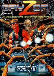 Advert for Gryzor on the Sinclair ZX Spectrum.