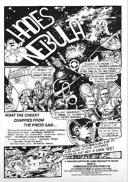Advert for Hades Nebula on the Sinclair ZX Spectrum.