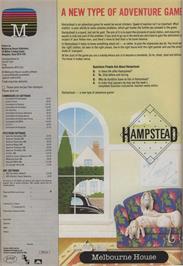 Advert for Hampstead on the Sinclair ZX Spectrum.