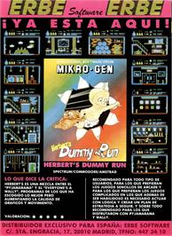 Advert for Herbert's Dummy Run on the Sinclair ZX Spectrum.