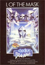 Advert for I, Of The Mask on the Sinclair ZX Spectrum.