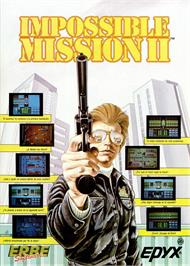 Advert for Impossible Mission 2 on the Microsoft DOS.
