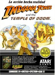 Advert for Indiana Jones And The Temple Of Doom on the Amstrad CPC.