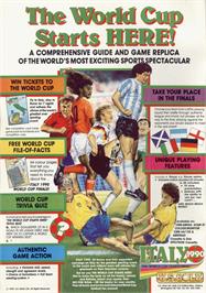 Advert for Italy 1990 on the Sinclair ZX Spectrum.