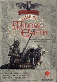 Advert for J.R.R. Tolkien's War in Middle Earth on the Sinclair ZX Spectrum.