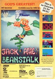 Advert for Jack And The Beanstalk on the Sinclair ZX Spectrum.