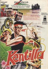 Advert for Kentilla on the Sinclair ZX Spectrum.