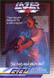 Advert for Lazer Tag on the Sinclair ZX Spectrum.