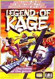 Advert for Legend Of Kage, The on the Sinclair ZX Spectrum.