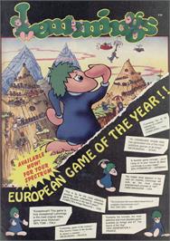 Advert for Lemmings on the Sinclair ZX Spectrum.