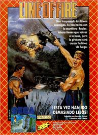 Advert for Line Of Fire on the Commodore Amiga.