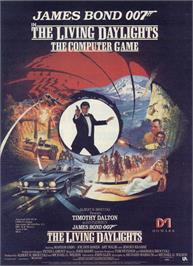 Advert for Living Daylights, The on the Sinclair ZX Spectrum.