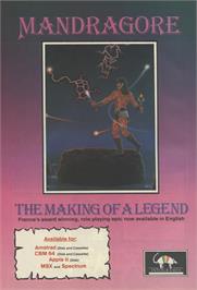 Advert for Mandragore on the Sinclair ZX Spectrum.