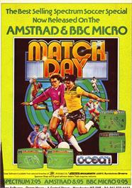 Advert for Match Day on the Sinclair ZX Spectrum.