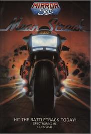 Advert for Mean Streak on the Sinclair ZX Spectrum.