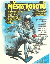 Advert for Mesto Robotu on the Sinclair ZX Spectrum.