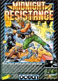 Advert for Midnight Resistance on the Sinclair ZX Spectrum.